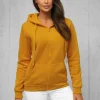 Discount Damen Sweatshirt Camel JS/W03Z Damen Sweatshirts Ohne Print | Sweatshirts Ohne Kapuze