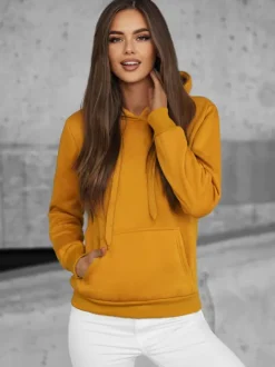 Best Damen Sweatshirt Camel JS/W02/26Z Damen Sweatshirts Ohne Print | Sweatshirts Ohne Kapuze