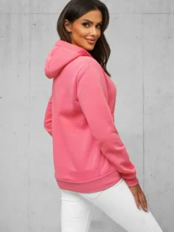 Fashion Damen Sweatshirt JS/W02Z Damen Sweatshirts Ohne Print | Sweatshirts Ohne Kapuze
