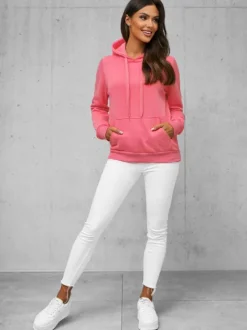 Fashion Damen Sweatshirt JS/W02Z Damen Sweatshirts Ohne Print | Sweatshirts Ohne Kapuze