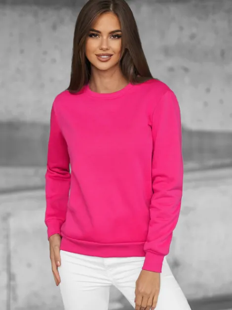 Fashion Damen Sweatshirt JS/W01 Damen Sweatshirts Ohne Print | Sweatshirts Ohne Kapuze