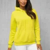 Discount Damen Sweatshirt Gelb-Neon JS/W02Z Damen Sweatshirts Ohne Print | Sweatshirts Ohne Kapuze