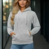 Discount Damen Sweatshirt JS/W03Z Damen Sweatshirts Ohne Print | Sweatshirts Ohne Kapuze