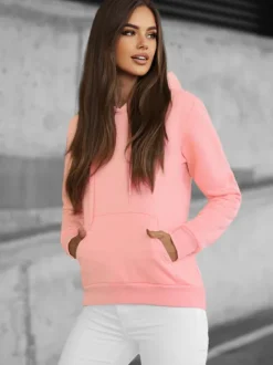 Fashion Damen Sweatshirt JS/W02Z Damen Sweatshirts Ohne Print | Sweatshirts Ohne Kapuze
