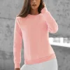 Best Damen Sweatshirt JS/W01Z Damen Sweatshirts Ohne Print | Sweatshirts Ohne Kapuze