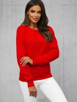 Best Damen Sweatshirt JS/W01Z Damen Sweatshirts Ohne Print | Sweatshirts Ohne Kapuze