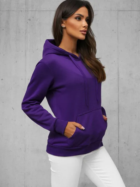 Fashion Damen Sweatshirt JS/W02Z Damen Sweatshirts Ohne Print | Sweatshirts Ohne Kapuze