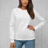Outlet Damen Sweatshirt JS/W01Z Damen Sweatshirts Ohne Print | Sweatshirts Ohne Kapuze