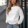 Sale Damen Sweatshirt JS/W01Z Damen Sweatshirts Ohne Print | Sweatshirts Ohne Kapuze