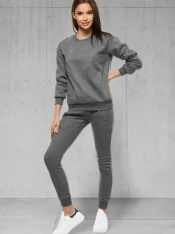 Discount Damen Trainingsanzug Anthrazit 17 Damen Trainingsanzüge Ohne Kapuze