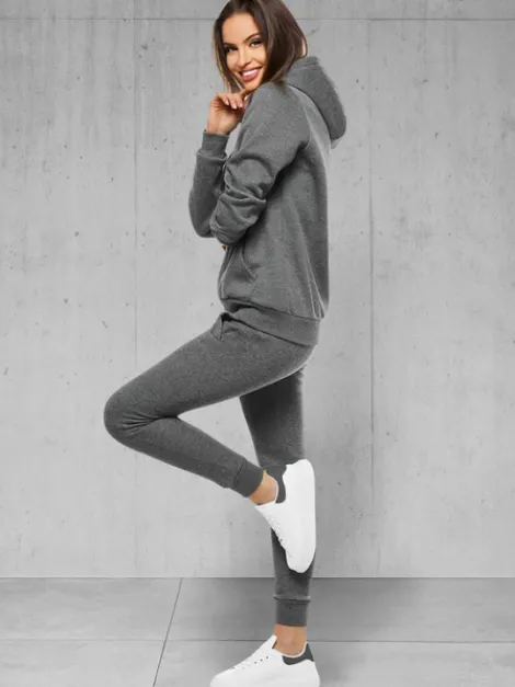 Clearance Damen Trainingsanzug Anthrazit 18 Damen Trainingsanzüge Mit Kapuze
