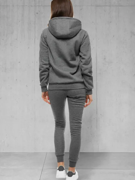Clearance Damen Trainingsanzug Anthrazit 18 Damen Trainingsanzüge Mit Kapuze