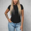 Hot Damen T-shirt JS/8T1257/3 Damen T-shirts Ohne Motiv