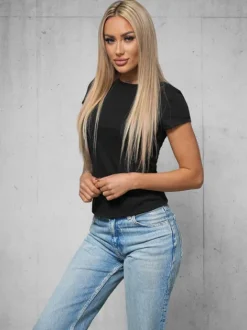 Hot Damen T-shirt JS/8T1257/3 Damen T-shirts Ohne Motiv