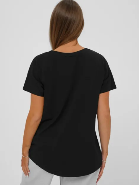 Clearance Damen T-shirt JS/95T2566/3 Damen T-shirts Mit Motiv