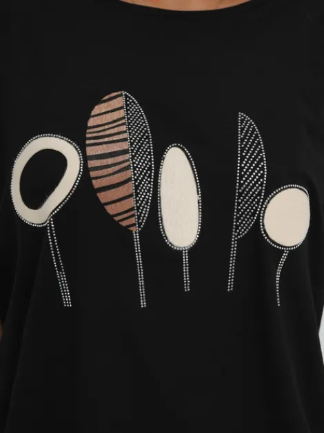 Clearance Damen T-shirt JS/95T2566/3 Damen T-shirts Mit Motiv