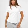 Discount Damen T-Shirt JS/96T678/1 Damen T-shirts Ohne Motiv