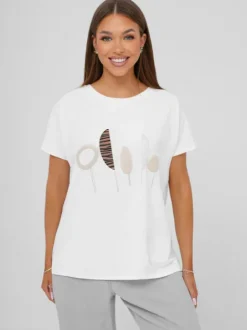 Clearance Damen T-Shirt JS/95T2566/1 Damen T-shirts Mit Motiv