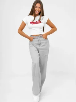 Outlet Damen T-Shirt JS/R62744 Damen T-shirts Mit Motiv