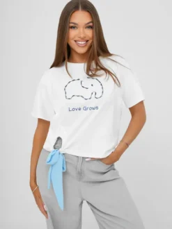 Outlet Damen T-shirt JS/RJ77247 Damen T-shirts Mit Motiv