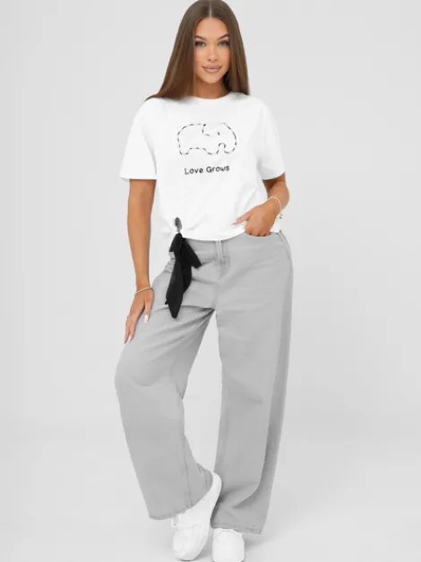 Outlet Damen T-shirt JS/RJ77247 Damen T-shirts Mit Motiv