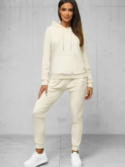 Fashion Damen Velours Sportanzug O/8C1175/155Z Damen Velours Trainingsanzüge | Trainingsanzüge Mit Kapuze