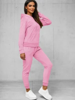 Online Damen Velours Sportanzug O/8C1175/38Z Damen Velours Trainingsanzüge | Trainingsanzüge Mit Kapuze