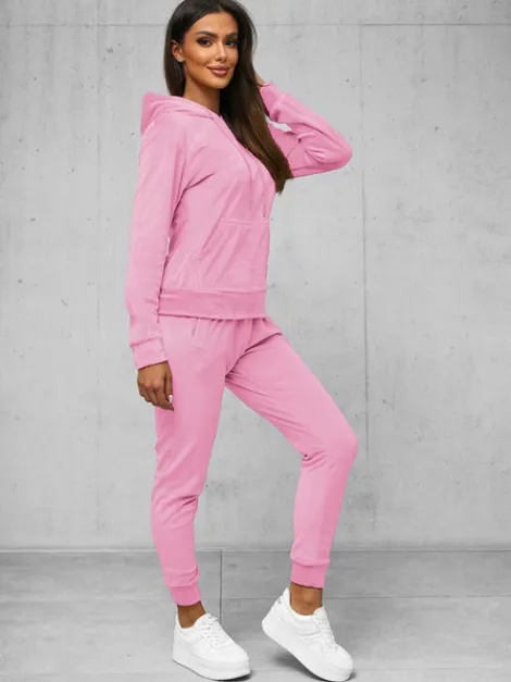 Online Damen Velours Sportanzug O/8C1175/38Z Damen Velours Trainingsanzüge | Trainingsanzüge Mit Kapuze