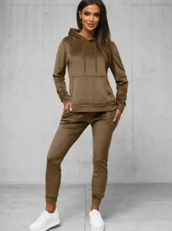 Hot Damen Velours Sportanzug O/8C1175/162Z Damen Velours Trainingsanzüge | Trainingsanzüge Mit Kapuze