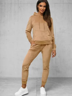 Best Damen Velours Sportanzug O/8C1175/91Z Damen Velours Trainingsanzüge | Trainingsanzüge Mit Kapuze