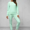 Clearance Damen Velours Sportanzug O/8C1173/39Z Damen Velours Trainingsanzüge | Trainingsanzüge Ohne Kapuze
