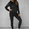 Outlet Damen Velours Sportanzug JS/8C1176/3Z Damen Velours Trainingsanzüge | Trainingsanzüge Mit Reißverschluss