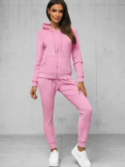 Best Damen Velours Sportanzug JS/8C1176/38Z Damen Velours Trainingsanzüge | Trainingsanzüge Mit Reißverschluss