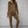 Fashion Damen Velours Sportanzug JS/8C1176/162Z Damen Velours Trainingsanzüge | Trainingsanzüge Mit Reißverschluss