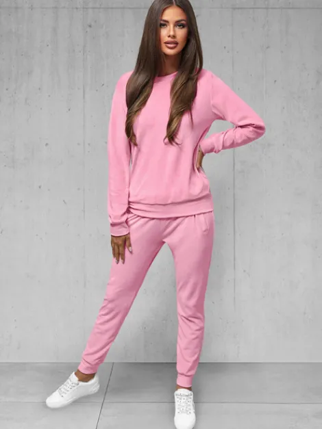 Fashion Damen Velours Sportanzug O/8C1173/38Z Damen Velours Trainingsanzüge | Trainingsanzüge Ohne Kapuze