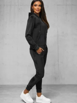 Outlet Damen Velours Sportanzug JS/8C1176/3Z Damen Velours Trainingsanzüge | Trainingsanzüge Mit Reißverschluss