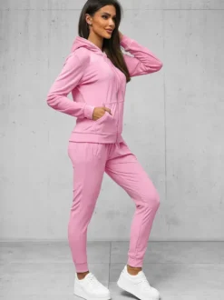 Best Damen Velours Sportanzug JS/8C1176/38Z Damen Velours Trainingsanzüge | Trainingsanzüge Mit Reißverschluss