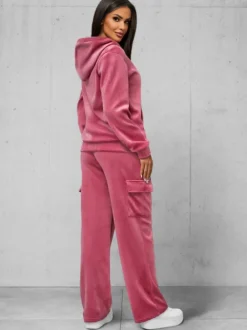 Hot Damen Velours Sportanzug JS/35C1613/19 Damen Velours Trainingsanzüge | Trainingsanzüge Mit Reißverschluss