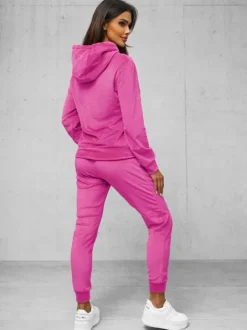 Clearance Damen Velours Sportanzug O/8C1175/19Z Damen Velours Trainingsanzüge