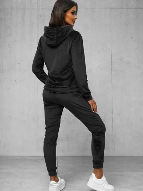 Outlet Damen Velours Sportanzug JS/8C1176/3Z Damen Velours Trainingsanzüge | Trainingsanzüge Mit Reißverschluss