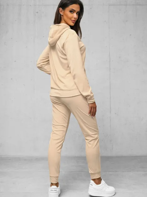 Online Damen Velours Sportanzug JS/8C1176/159Z Damen Velours Trainingsanzüge | Trainingsanzüge Mit Reißverschluss
