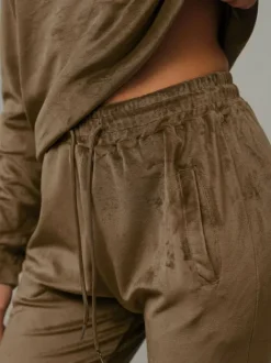 Outlet Damen Velours Sportanzug O/8C1173/162Z Damen Velours Trainingsanzüge | Trainingsanzüge Ohne Kapuze