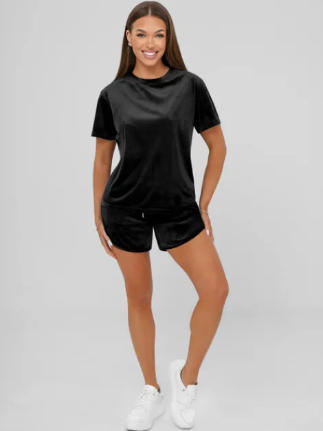 Outlet Damen Velours Sportanzug JS/35C1717/3 Damen Velours Trainingsanzüge | Trainingsanzüge Ohne Kapuze
