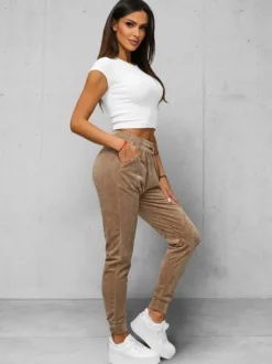 Fashion Damen Velours Sporthose JS/8K1532/91 Damen Velour Hosen | Sporthosen