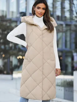 Outlet Damen Weste JS/5M3165/62 Damen Kapuzenwesten | Steppwesten
