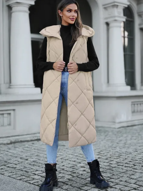 Outlet Damen Weste JS/5M3165/62Z Damen Kapuzenwesten | Steppwesten