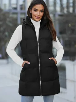 Best Damen Weste JS/M721/392Z Damen Kapuzenwesten | Steppwesten