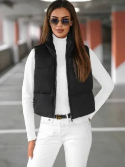 Outlet Damen Weste JS/16M9079/392Z Damen Steppwesten | Oberbekleidung