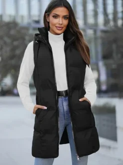 Best Damen Weste JS/M721/392Z Damen Kapuzenwesten | Steppwesten