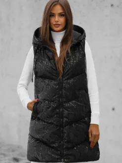 Sale Damen Weste Zweiseitige O/DK118/1Z Damen Kapuzenwesten | Steppwesten